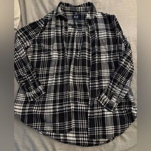 GAP Monochrome Checkered Shirt